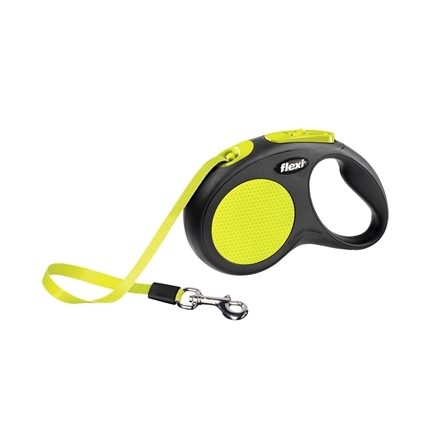 Koppel Flexi neon lina M 5m, Nobby