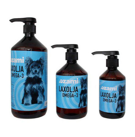 Laxolja med Omega-3 300ml, 500ml och 1000ml