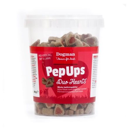 PepUps Duo Hearts 3 smak 300g, Dogman