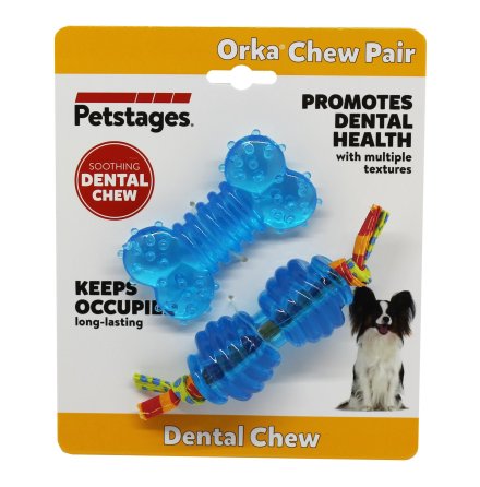 Hundleksak Orka chew pair, Petstages