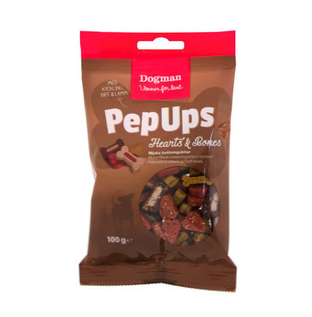 PepUp Hearts &amp; Bones 100g 26/05