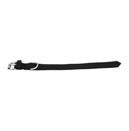 Lderhalsband valp 30cm, svart