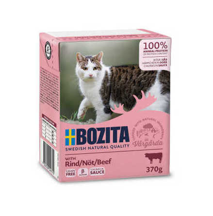 Bozita Vtfoder katt bitar i ss med ntktt 370g, Bozita