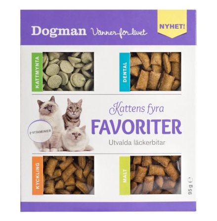 Kattens 4 favoriter 95g, Dogman