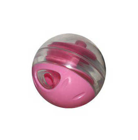 Kattleksak godisboll 8 cm rosa/transparent, CatIt