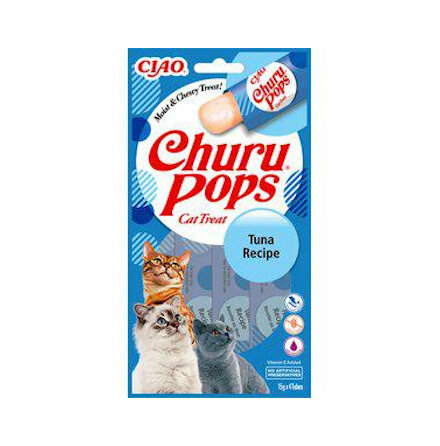 Kattgodis Churu cat pops tonfisk eller kyckling 4st