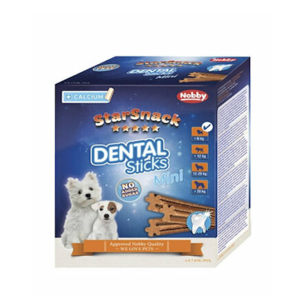 Snacks dental ministicks 4x7st, 252g, Nobby