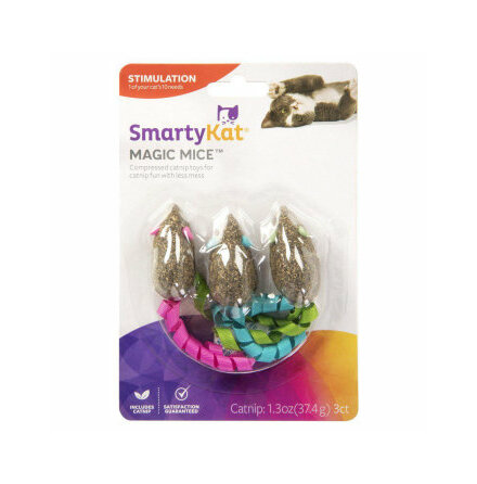 Kattleksak Magic mice 3st, Smartykat