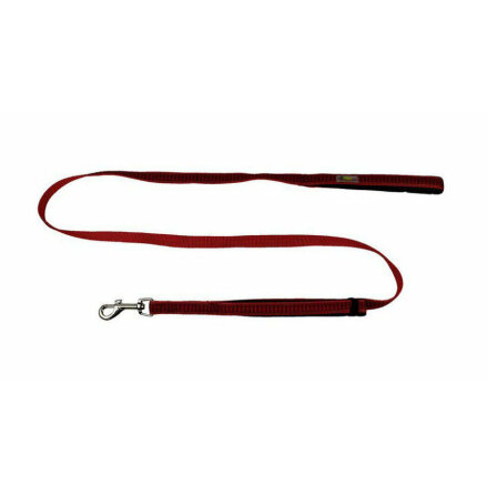 Hundkoppel Eezy-6 nylon Red Stripe 120-195cm 16 &amp; 25mm bredd