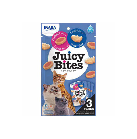 Kattgodis Juicy Bites 11,3gx3 flera smaker
