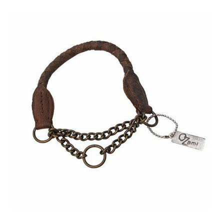 Halsband Halvstryp fltad western brun