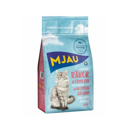 Torrfoder katt Mjau Rka 3,5kg, Mjau