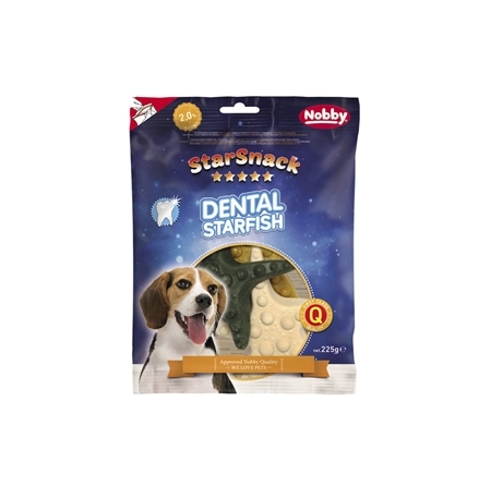 Hundsnacks Dental starfish Starsnack 225g, Nobby