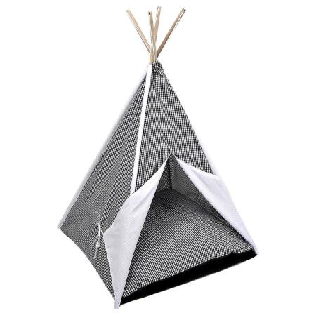 Tipi-tlt krypin fr hund/katt 47x47x74cm