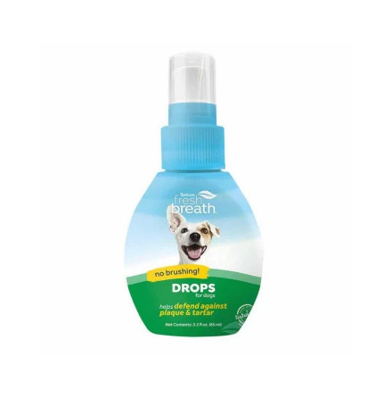 Tropiclean fresh breath drops fr hundens tandhlsa 65ml, TropiClean