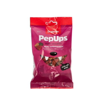 PepUps Duo hundgodis 100g Kyckling-, biff-, lammsmak