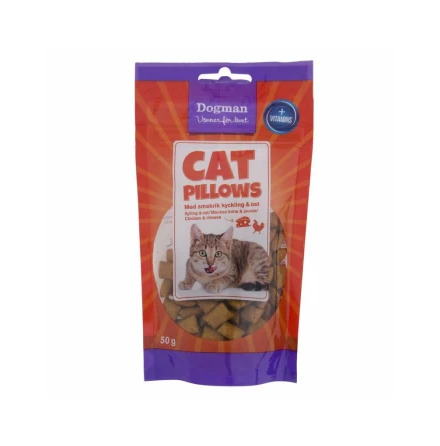 Cat Pillows kyckling/ost 50g, Dogman