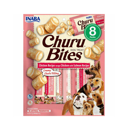 Hungodis Churu bites Kyckling/Lax 8st 12g 96g, Ciao Churu 24/03