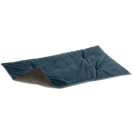 Baron dubbelsydd filt i sammetsfleece bl/gr 80x50cm 