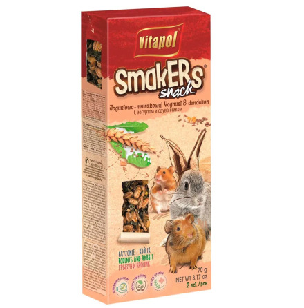 Smakers Snack gnagare youghurt &amp; Maskros 90g, Vitapol