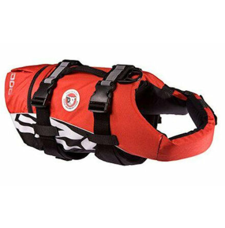 Flytvst hund XS 26-35cm 9-20kg rd/svart max 7kg, Ezydog