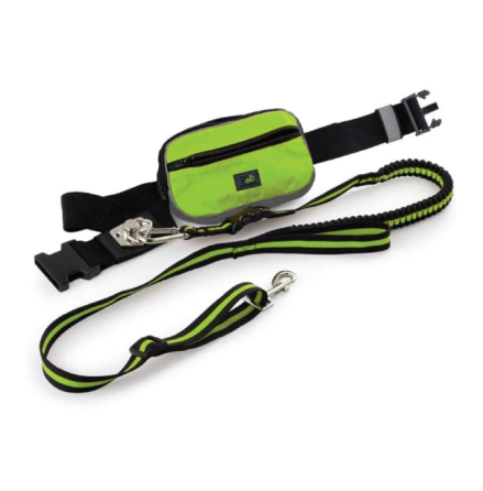 Joggingblte med vska gul/svart, afp