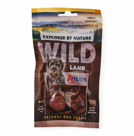 Hundgodis Wild Lamb 80g, Antos 26/04