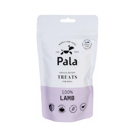 Hundgodis 100% Lamm 100g, Pala  26/03