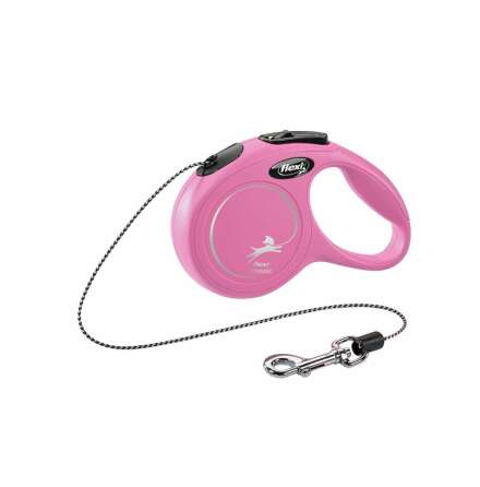Koppel Flexi new classic Rosa m lina 3m  X-small