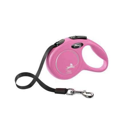 Koppel Flexi new classic Rosa m band 3m X-small