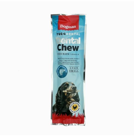 Hundtugg dental m kyckling S 2 st/20g, Dogman