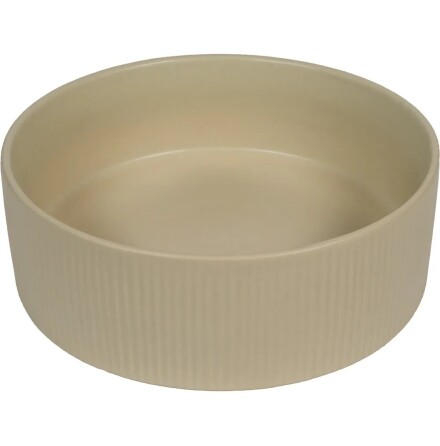 Ceramic Bowl Beige 18cm 1100ml