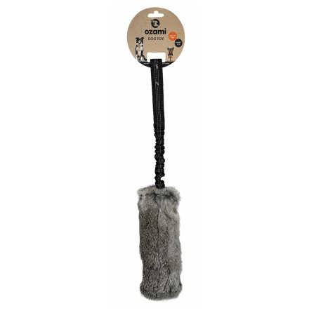 Play-n-tug Rabbitskin Grey 58cm