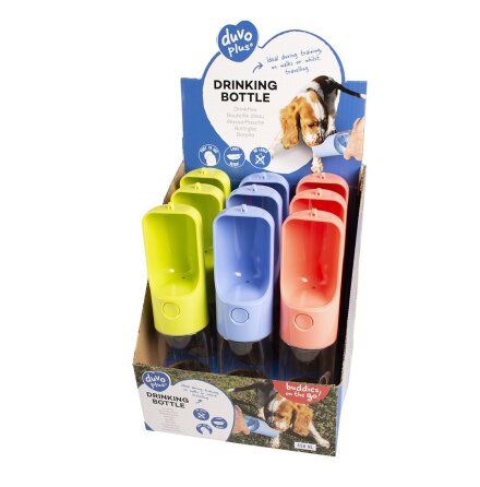 Vattenflaska 450ml 28,5x6,5x6,5cm gr�n DuvoPlus