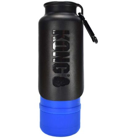 Vattenflaska H2O Rostfri isolerad m vattensk�l 740ml, Kong